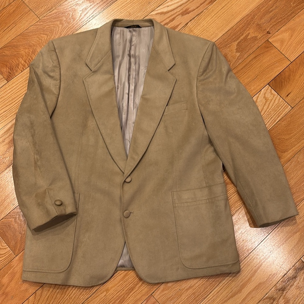 Vintage Lebaron for Field brothers Ultra Suede sports jacket.